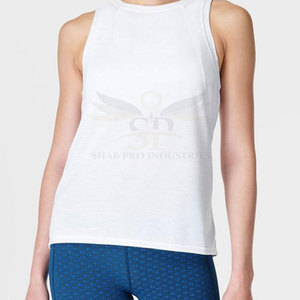 ¡Camisetas sin mangas de mujer de secado rápido a la moda tela de punto transpirable para uso al aire libre en Stock! - Product Image 6