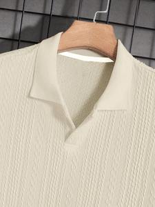 Nouveau T-shirt Polo Homme Premium à Manches Courtes Rayé Style Streetwear - Product Image 4