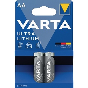 แบตเตอรี่ลิเธียม ULTRA 2900mAh FR14505 6106 AA Mignon 1.5V VARTA อุปกรณ์อิเล็กทรอนิกส์ 2 ก้อน/บรรจุภัณฑ์แบบแผง - Product Image 1