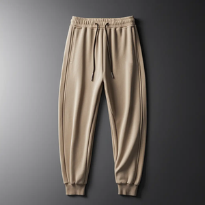 Pantalons pour hommes Bas de jogging Pantalon à taille élastique Poches latérales Pantalon de survêtement athlétique - Product Image 2