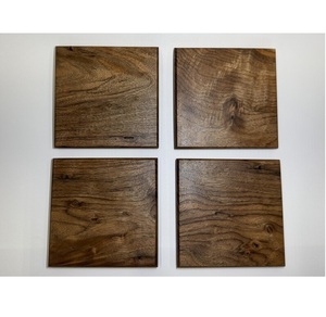 Natural Wooden <b>Coasters</b> Set Handmade Eco-Friendly <b>Drink</b> <b>Coasters</b> - Product Image 1
