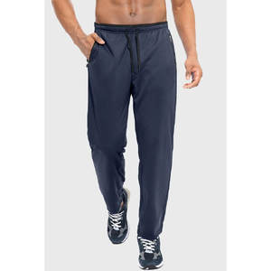 Pantalones Deportivos Personalizados con Logotipo para Hombre, Pantalones de Chándal de Algodón de Alta Calidad, Pantalones Deportivos Casuales Apilados para Venta al Por Mayor OEM - Product Image 1