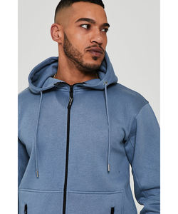 Survêtement à Fermeture Éclair en Molleton de Coton 100% XXL Personnalisé pour Hommes, Haute Qualité, Nouveau Design, Hiver, Capuche, Cordon Respirant, Logo - Product Image 5