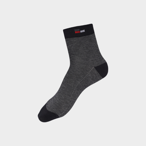 Bizmen Chaussettes décontractées en coton tissées mi-mollet pour hommes Logo de la manchette antibactérienne anti-dérapant écologique Bon prix ODM/OEM - Product Image 3