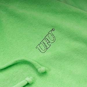 Sweat à capuche en molleton français brodé avec motif personnalisé, imprimé à l'écran, utilisant la technologie Future Towel avec capuche - UDS-HD-101-GN - Product Image 3