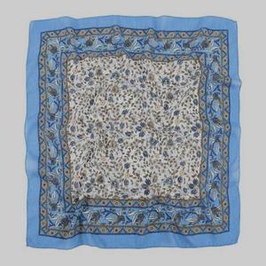 Bandana carré fait main taille basse personnalisée multi couleurs 100% coton petite écharpe de style ethnique produit pour femmes en gros - Product Image 5