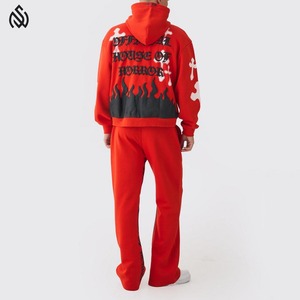 Sudaderas con capucha de manga larga para hombre Algodón Poliéster Secado rápido con estampado de soplo Patrón sólido Temporada de invierno Esencial - Product Image 3