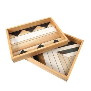 Plateau de service décoratif en incrustation d'os pour petit déjeuner plats de serveur de pâtes plats de style tendance pour hôtels et restaurants - Product Image 5