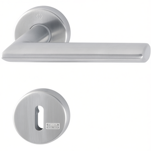 Stockholm ชุดดอกกุหลาบ E1140Z/42KV/42KVS สแตนเลส F69ทรงกลม OB DIN ซ้าย/ขวา /d hoppe สำหรับตกแต่งสำนักงานและอุปกรณ์เสริม - Product Image 3