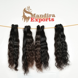 Vente en gros d'extensions de temple vietnamien Remy 100% naturel soyeux noir droit bouclé vague naturelle indien brut qualité non transformée - Product Image 6