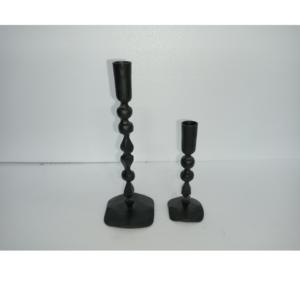 Metal Candlestick Holder <b>Black</b> Color Modern Nordic Craftsmanship Handmade Christmas Home Decor - Product Image 6