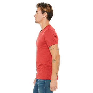 Camisetas de Manga Corta para Hombre Bella Canvas, Camiseta Casual de Algodón con Cuello en V - Product Image 6