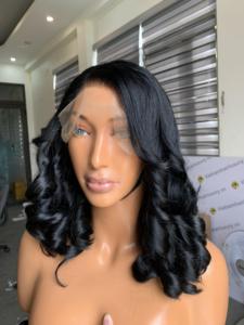 Perruques en cheveux vietnamiens, extensions de cheveux à trame unique, texture rebondissante, 10 pouces, donneur unique - Product Image 2