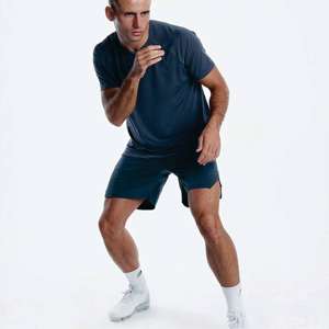 Camiseta de algodón 100% para hombre, Camiseta holgada de gran tamaño con estampado personalizado, Camiseta de punto informal para hombre, camiseta con hombros caídos de peso pesado - Product Image 4