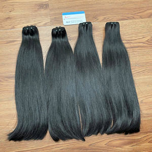 Venta caliente Extensiones de cabello liso crudo de cabello vietnamita Venta al por mayor Tejido de cabello humano Fábrica directa - Product Image 2