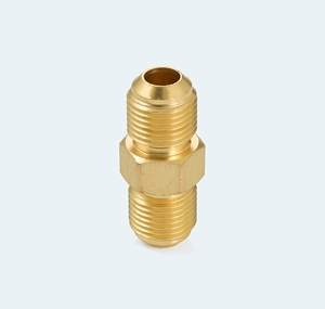Raccord en Laiton BrassBlizz 3/8 X 3/8 Flare Union 5/8-18 Filetage, 45 °   Raccord en laiton SAE, 1000 PSI pour la climatisation et la réfrigération - Product Image 5