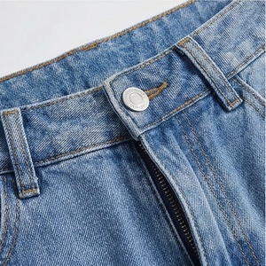 Pantalones Vaqueros Largos con Corte Lateral para Mujer al por Mayor, Logotipo Personalizado, Mejor Calidad, Color Personalizado, Pantalones Vaqueros Sexys de Moda Casual - Product Image 4