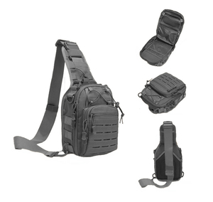 Bolsas de eslinga tácticas personalizadas de alta calidad para hombres, mochila impermeable para deportes al aire libre, gimnasio, senderismo, 3mm de espesor, peso pesado, venta al por mayor - Product Image 2