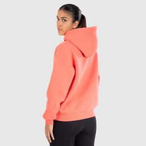 High Quality Custom 100% Cotton Fleece Long Sleeve Pullover Hooded <b>Plus</b> <b>Size</b> Ladies Pocket <b>Women</b> Winter Tops Streetwear Hoodie - Product Image 2