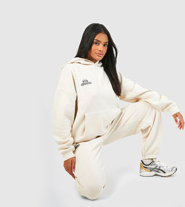 Conjunto Deportivo de Dos Piezas con Capucha para Mujer, Talla Grande, Diseño Moderno, Informal, Transpirable y Ecológico, Pantalones Deportivos con Capucha - Product Image 5