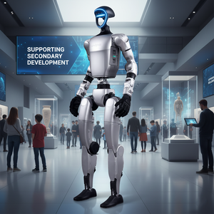 Robot humanoïde guide touristique avec système d'interaction multilingue Unitree - Product Image 3