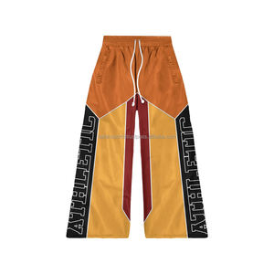 Custom <b>Baggy</b> Oversized Jogger Screen Printing Windbreaker Men Nylon <b>Pants</b> Sweatpants Embroidery windbreaker Washed men's <b>pants</b> - Product Image 2