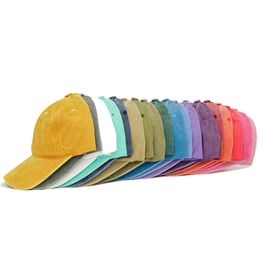 Venta al por mayor logotipo personalizado clásico vintage algodón papá sombreros ajustable sin estructura deportes gorras de béisbol sólido desgastado lavado - Product Image 6