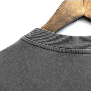 Nouvel arrivage personnalisé de T-shirt lourd avec logo T-shirt 100% coton délavé à l'acide pour hommes - Product Image 3