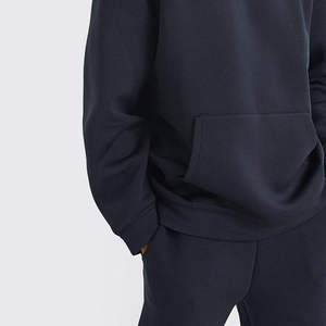 Survêtements pour hommes de haute qualité 100% coton, vêtements de sport en molleton personnalisés, jogging uni, survêtement surdimensionné - Product Image 6