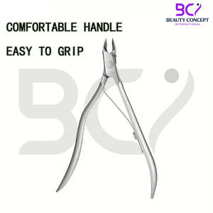 Cortaúñas de Precisión de Acero Inoxidable con Cuchilla Curva, Abertura de Mandíbula Ancha, Agarre Antideslizante para el Cuidado de Manos y Pies, Eliminación de Cutículas y Piel Muerta - Product Image 3
