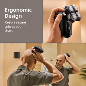 Afeitadora Eléctrica con Cabezal Flexible de 360 Grados para Hombres y Mujeres, Uso en Seco y Húmedo, Afeitado Limpio y Suave, Triple Cuchilla, Resistente al Agua IPX7, USB para RV - Product Image 6