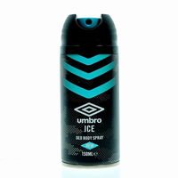 Déodorant en spray Umbro Ice pour homme - Formule chimique longue durée, parfum aquatique, usage adulte