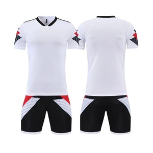 เสื้อฟุตบอลแขนสั้นฤดูร้อนแบบใหม่ ดีไซน์โลโก้ตามสั่ง ระบายอากาศได้ดี น้ำหนักเบา พร้อมลายพิมพ์ดิจิทัลซับเหงื่อ - Product Image 1