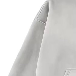 Sudaderas con capucha para hombre Lavado ácido Color sólido liso en blanco Tallas grandes Peso pesado 100% básicos algodón mezclado 2025 Lavado ácido Sudaderas con capucha para hombres - Product Image 3