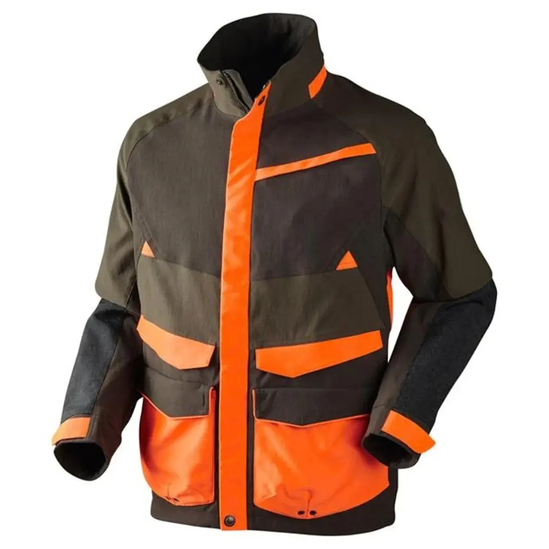 Waterproof Breathable Pro Hunting Wild Boar Jacket Large Front Pockets Drain Holes Warmer Hunting Jacket