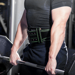 Cinturón de Levantamiento de Pesas Ajustable de Cuero Genuino de Vaca para Hombre y Mujer, Soporte Lumbar para Entrenamiento de Crossfit, Atletas y Powerlifting - Product Image 4