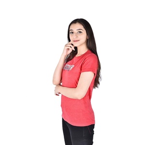 Camiseta personalizable con estampado de algodón 100% para mujer, ropa de diario de ajuste Regular, ropa de calle de moda de verano suave y ligera - Product Image 5