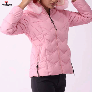 Veste matelassée pour femme, nouveau style, prix bas, logo personnalisé, coupe-vent, automne, longue, coton, imperméable, manteau d'hiver pour femmes - Product Image 4