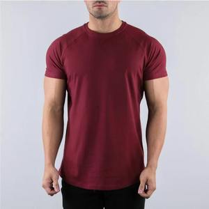 T-shirt à manches courtes décontracté skinny pour hommes, sweat-shirt à manches courtes pour hommes, gym, fitness, sport, sweat-shirt en coton pour hommes, été - Product Image 3