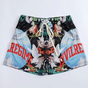 Logo personnalisé OEM pour hommes Short en polyester imprimé par sublimation Short décontracté en maille double couche - Product Image 5