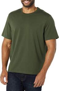 T-shirt pour homme 100% coton 240sm Qualité de luxe Coupe ample Décontractée Épaules tombantes Design personnalisé Col montant Qualité supérieure - Product Image 2