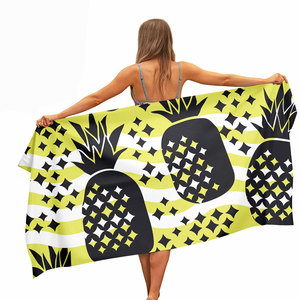 High Quality Sublimation Sand Free Quick Dry Portable Digital Printing Colorful Flower <b>Microfiber</b> <b>Beach</b> <b>Towel</b> With Bag - Product Image 3