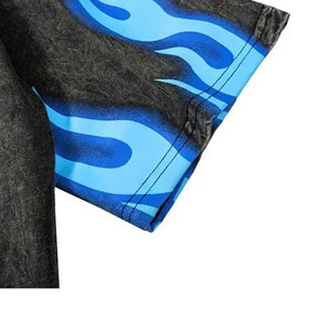 Camiseta de Algodón de Alta Calidad con Estampado Extra Grande, Diseño Moderno, Venta al por Mayor, Camiseta Vintage de Manga Corta para Verano - Product Image 4