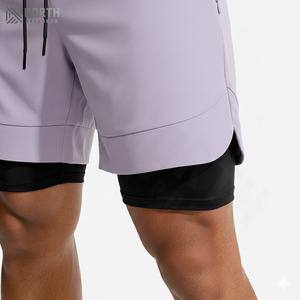 Pantalones Cortos Deportivos de Playa para Hombre, de Secado Rápido, Transpirables, de Lona, Poliéster/Algodón, para Entrenamiento, Verano 2025 - Product Image 6