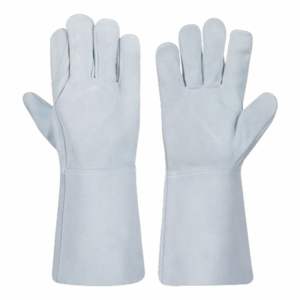 Gants de sécurité en cuir de vachette pleine fleur haute performance, design réfléchissant, usage général, antistatiques, résistants à la chaleur - Product Image 4