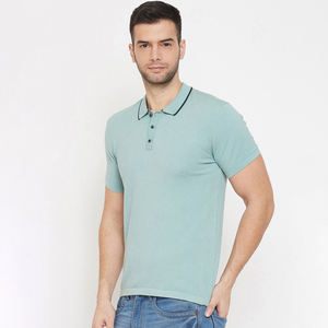 Camiseta Clásica de Verano Ligera de Poliéster y Algodón para Hombre, Moderna, de Manga Corta, Tejida, Transpirable y de Secado Rápido - Product Image 6