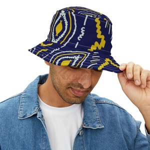 Chapeaux de pêcheur en coton tendance pour l'été, protection solaire, logo personnalisé, chapeaux seau en gros, service OEM, chapeaux seau confortables - Product Image 6