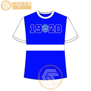 Venta al por mayor personalizada Zeta Phi Beta mujeres camiseta hermandad ropa algodón camisetas más finas mujeres fraternidad prendas - Product Image 3