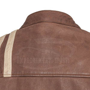 Fabrication en usine veste de moto en cuir de haute qualité vestes de moto en cuir sur mesure - Product Image 5