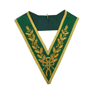 Precio barato hecho a mano mejor cuello masónico táctico bordado a mano personalizado Masonic Regalia collares - Product Image 5